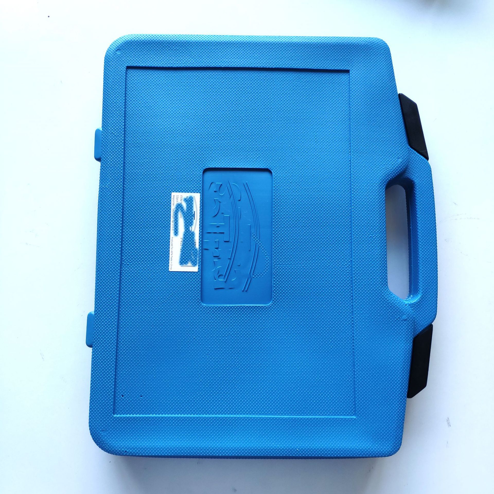Jiande Factory specializes in exporting 12-piece sets of plastic box sets for screw screwsters with through-hole handles details Picture