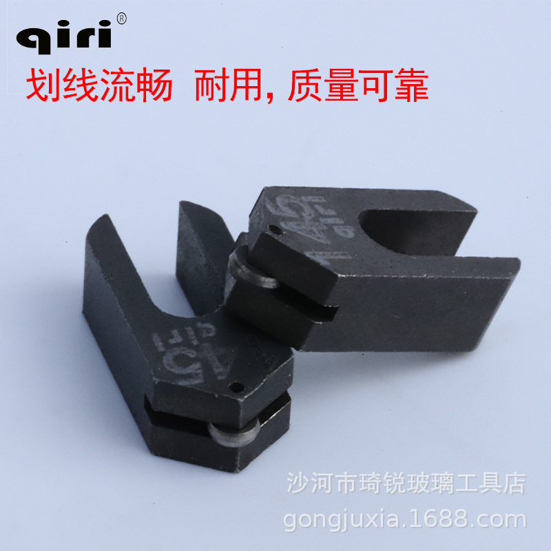 Semi-automatic cutting machine, U-shaped tool holder, straight cutting table, irregular glass tool head, glass knife full figure