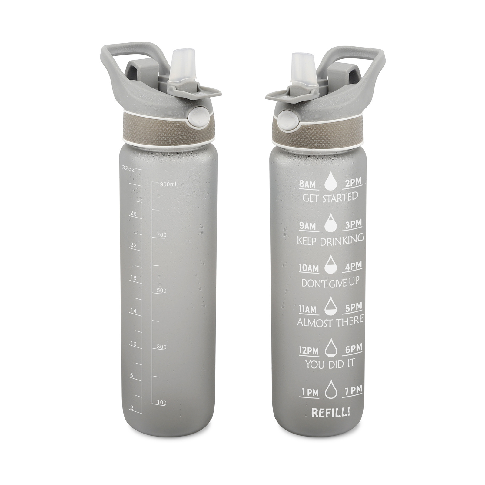 Cross-border universal 32oz sports water bottle spray cup, summer cool outdoor fitness sports spray water bottle Item Picture