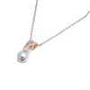 Exquisite pendant, beautiful water drop full diamond pearl necklace, high-end water diamond pearl necklace, bridal set N3356 Item Picture