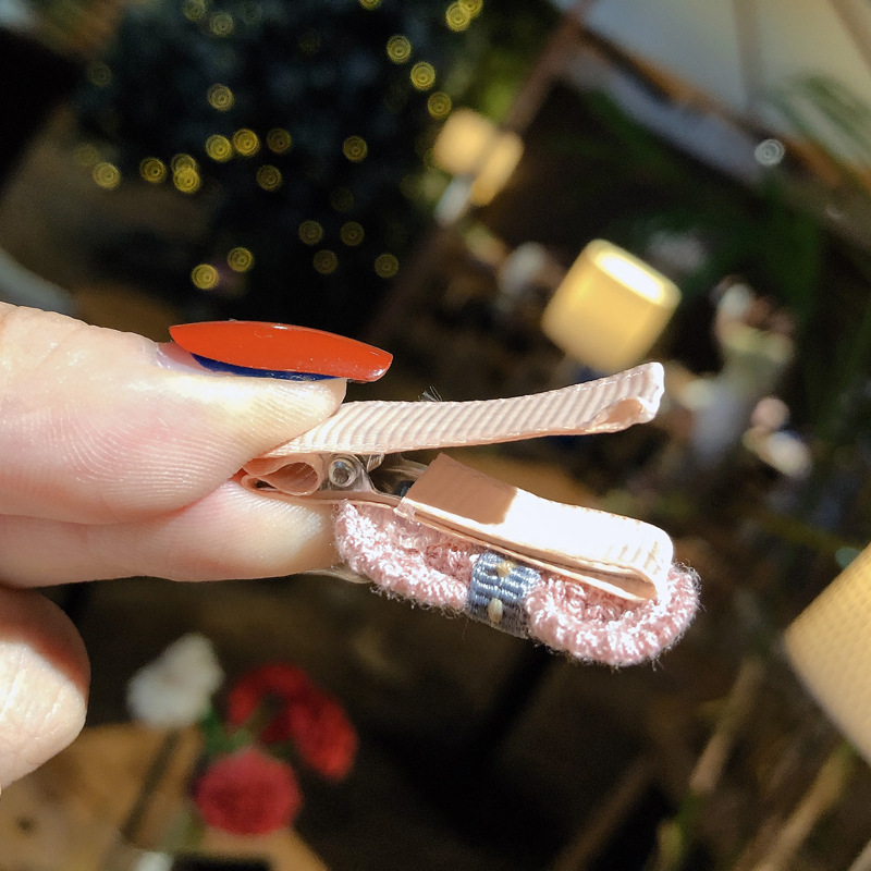 Korean baby hair clips, small hair volume, fetal hair clips, infant and toddler hair clips, non-damaging hair, baby girl hair clips, princess hair accessories Specification drawing