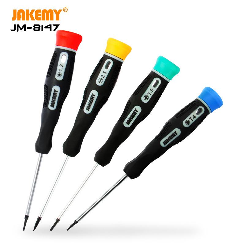 Cross-border JM-8147 screwdriver set, cross, straight, five-star T-type screwdriver set, S2 chrome-molybdenum steel undefined