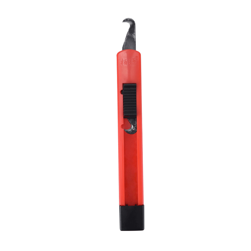 Baiyuan brand knotting knife, double-head single-head yarn cutting knife, large hook blade, hook knife, banana hand textile tool, push-pull knife handle Application Scenario
