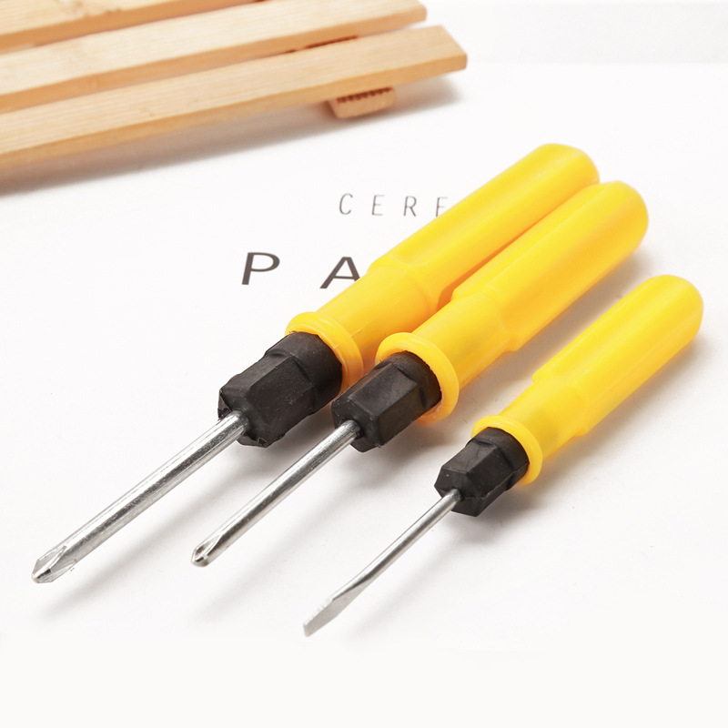 Dual-purpose single-head cross-shaped multi-functional manual double-head dual-purpose screwdriver, dual-purpose 3-inch screwdriver modified full figure