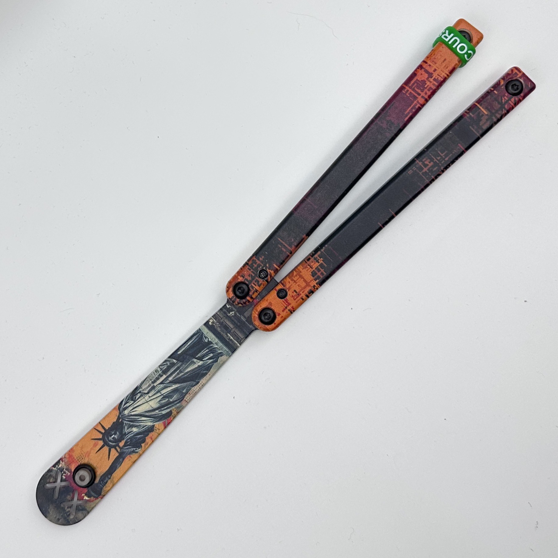 Factory direct sales: Junzhuo Workshop Butterfly knives, swing knives, fancy plastic knives, training folding knives, safe and non-sharp details Picture