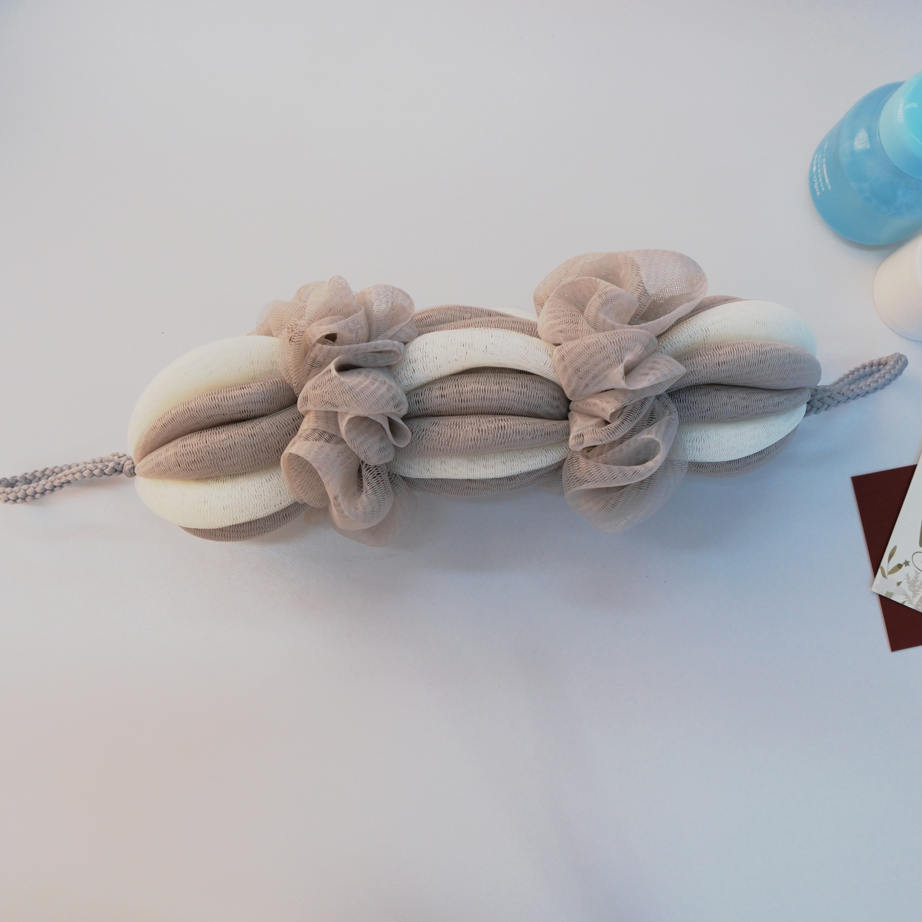 【 Qingzhi 】 Back bath sponge, bath ball, bath sponge, bath brush, bath strip, bath towel, back scrubbing, bathing wonder, cleaning supplies details Picture