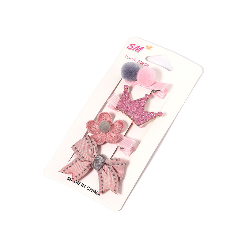 Korean baby hair clips, small hair volume, fetal hair clips, infant and toddler hair clips, non-damaging hair, baby girl hair clips, princess hair accessories Item Picture