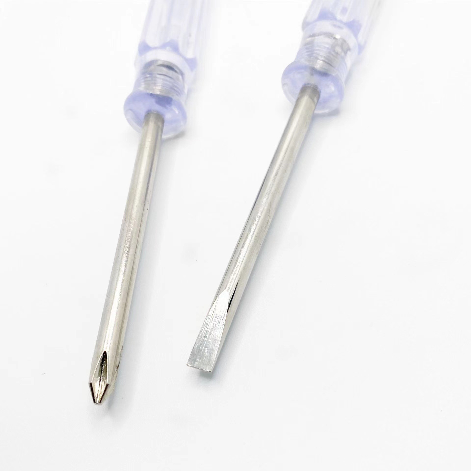 Crystal transparent screwdriver, multi-functional cross-shaped flat-head screwdriver, toy delivery, gift set manufacturer supply Item Picture