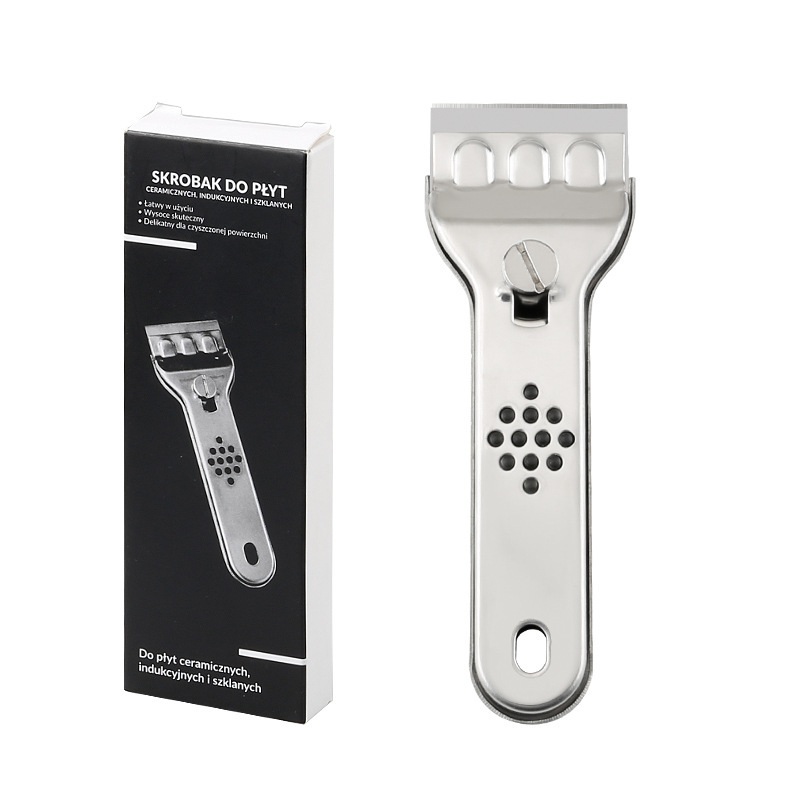 【 Original Manufacturer 】 Multi-functional stainless steel cleaning scraper, kitchen tile stain removal scraper, wall and floor cleaning undefined