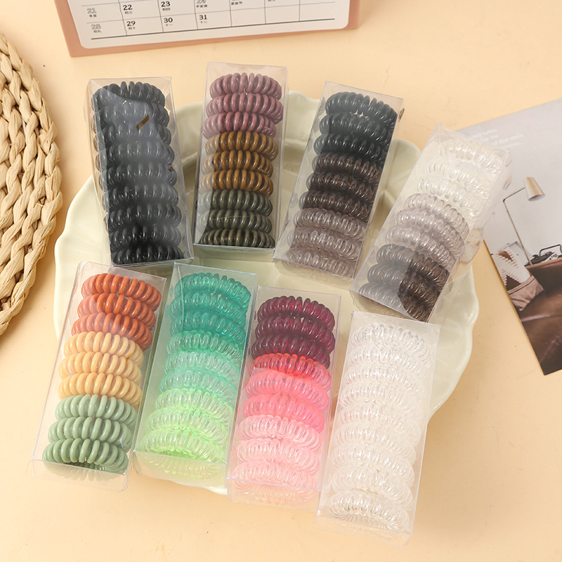 Phone circle headwear, hair tie, high elasticity, no hair strangling, ins style, fresh and versatile, high-end feel, 2025 new style Specification drawing
