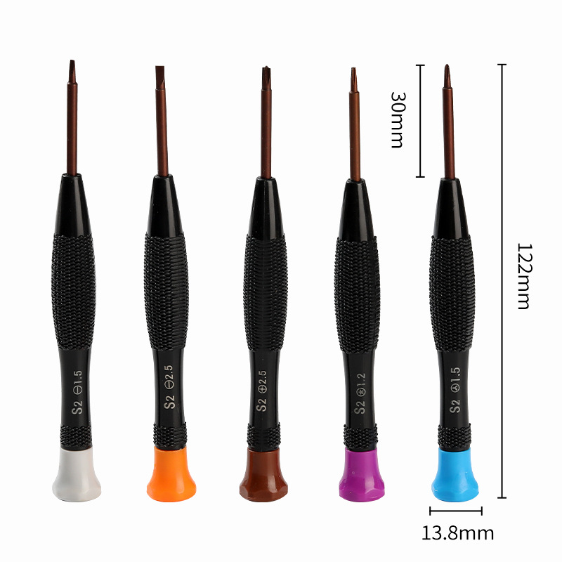 The multi-functional precision strong magnetic screwdriver S2 is a high-hardness small screwdriver that can laser-engrave logos on glasses, mobile phones and watches Item Picture