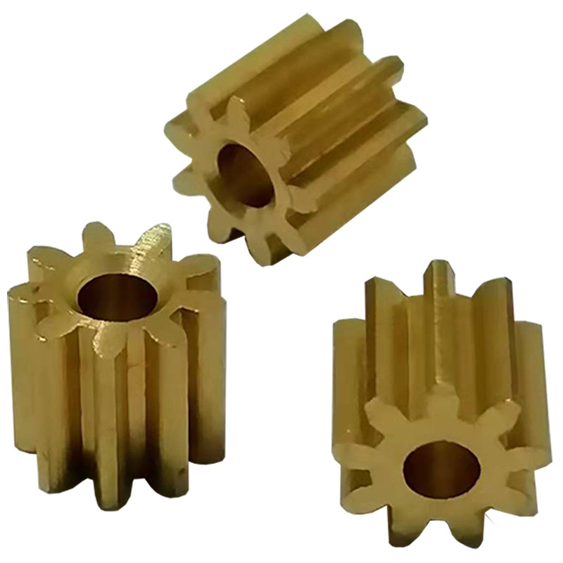 0.5 module copper gear 9 teeth 2mm hole tight fit 5.5mm outer diameter toy diy cylindrical metal gear 92a Application Scenario