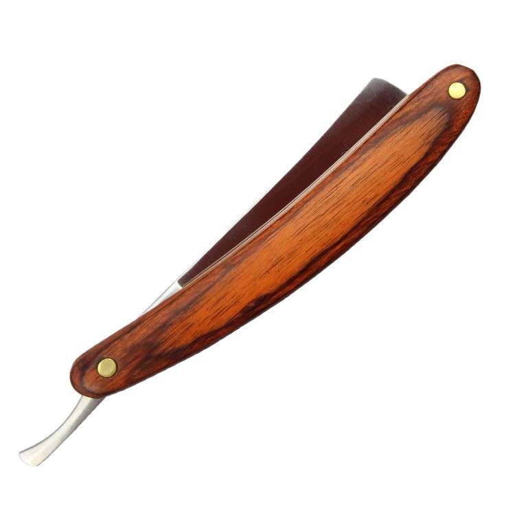 Classic Mikata colored wood handle old-fashioned razor without blades, shaving razor, shaver tool Item Picture