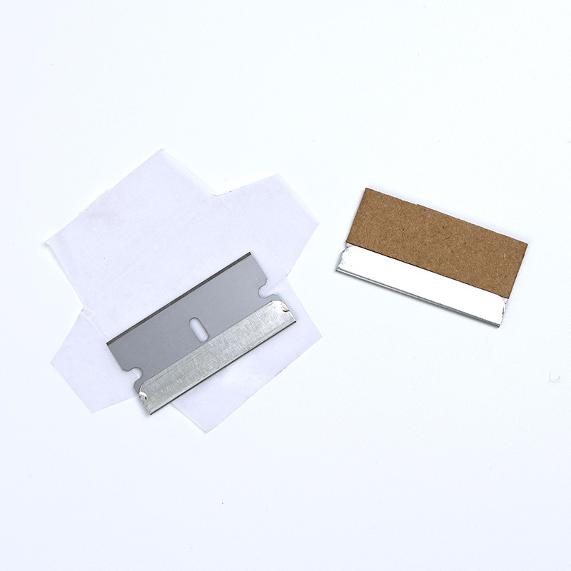 Boxed single-sided security blades for mobile phone film scraping, single-sided blades for car film application, cleaning security blades, and engraving knives Specification drawing