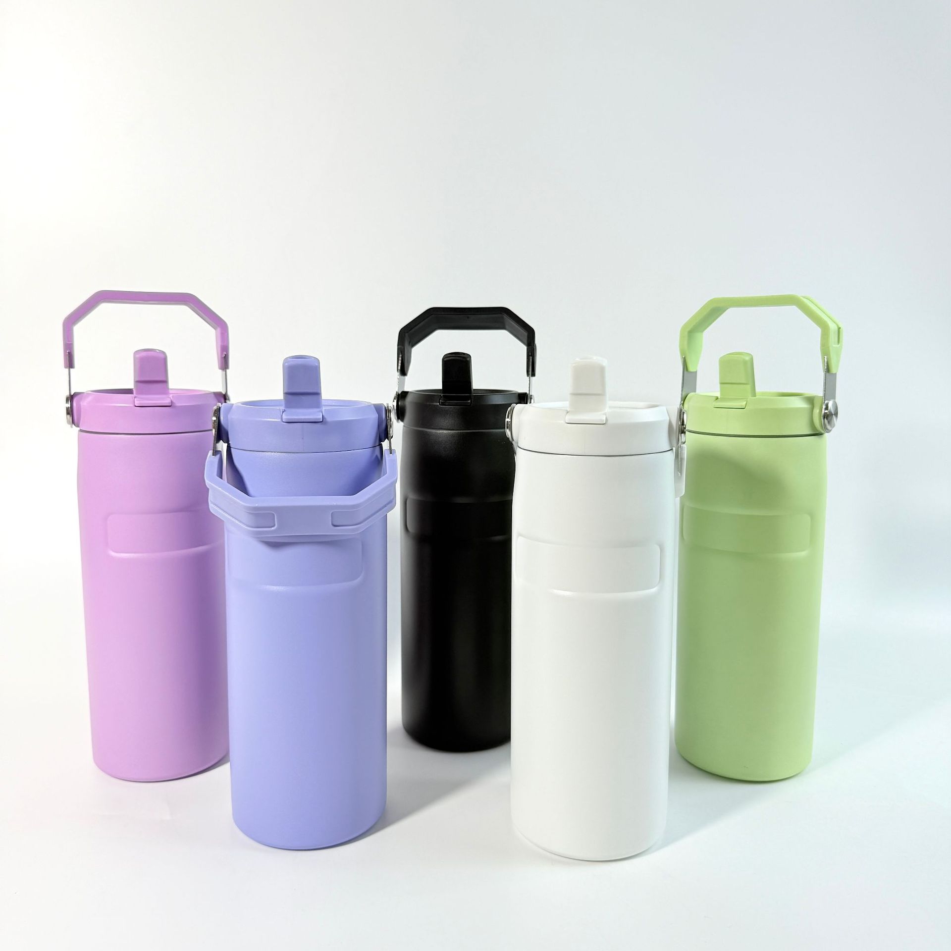 Cross-border bestsellers wholesale large-capacity portable 304 stainless steel insulated cups, sports cups, outdoor double-layer vacuum water bottles full figure