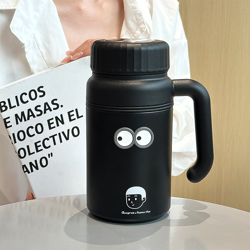 Xuan Xiaoqing stainless steel water cup, ladies' portable cup, large-capacity portable thermos flask, high appearance level, handle thermos cup Application Scenario