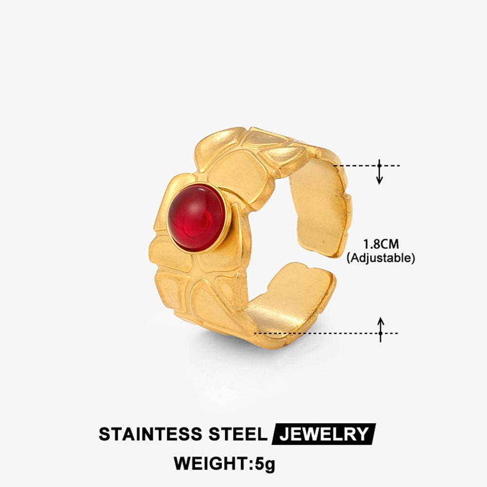 New titanium steel aged retro ring for women, anti-fading, cross-border bestseller, Gothic minimalist and niche design ring Application Scenario