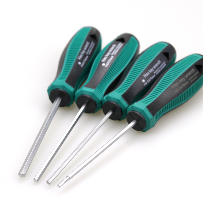 Chromium vanadium steel straight handle hex socket screwdriver, screwdriver screwdriver, hex socket wrench, hex bar, hex screwdriver Application Scenario
