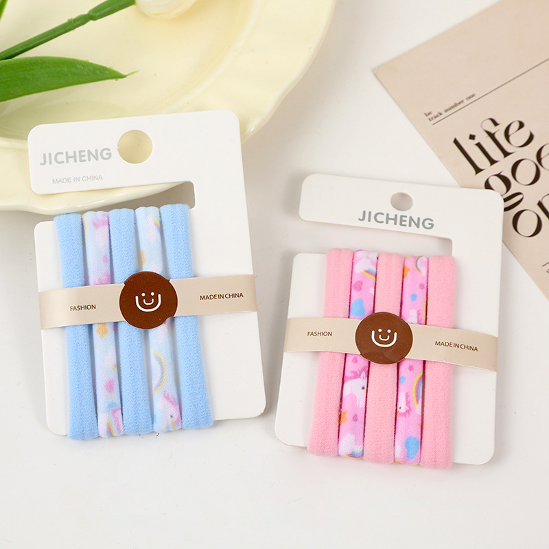 The new style of the 2025 stylish leather band women's hair tie, high-elasticity and durable hair band leather case, is a popular hair tie from South Korea details Picture
