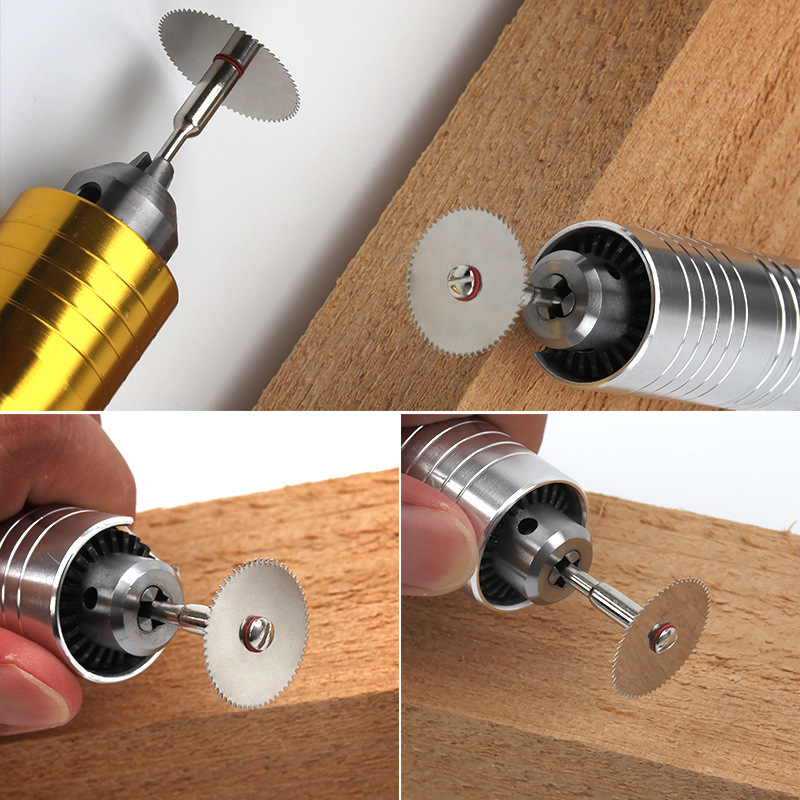 Electric grinding accessories: Stainless steel mini saw blades for wood, slicing, electric grinding cutting blades, electric grinding high-speed steel saw blades Application Scenario