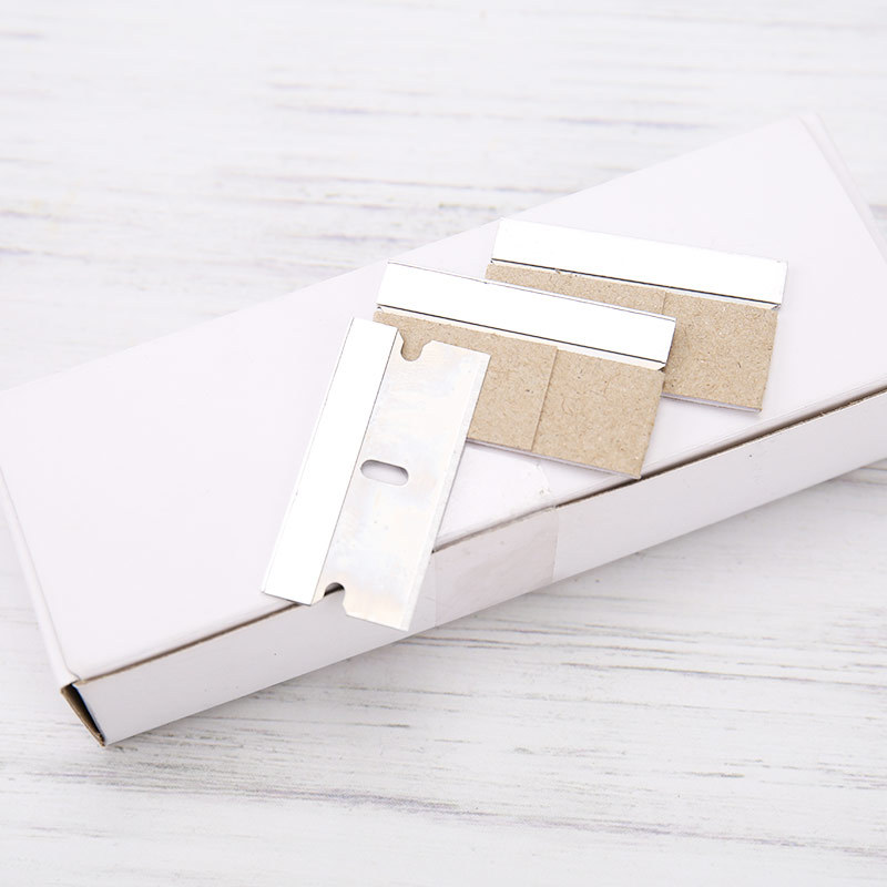 Single-sided blade glass glue removal and cleaning blade, single-sided blade mobile phone repair blade, industrial single-sided blade Application Scenario