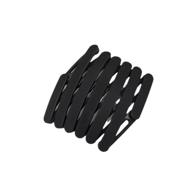 Extendable and foldable hair band, special toothed hair-pressing anti-slip headband for women's face washing and mask application, travel hair clips, hair bundles Item Picture
