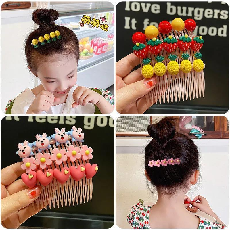 Children's hair combs and pins, little girls' bangs combs, girls' hair clips and headwear, baby hair accessories, broken hair arrangement, hair clip wholesale details Picture