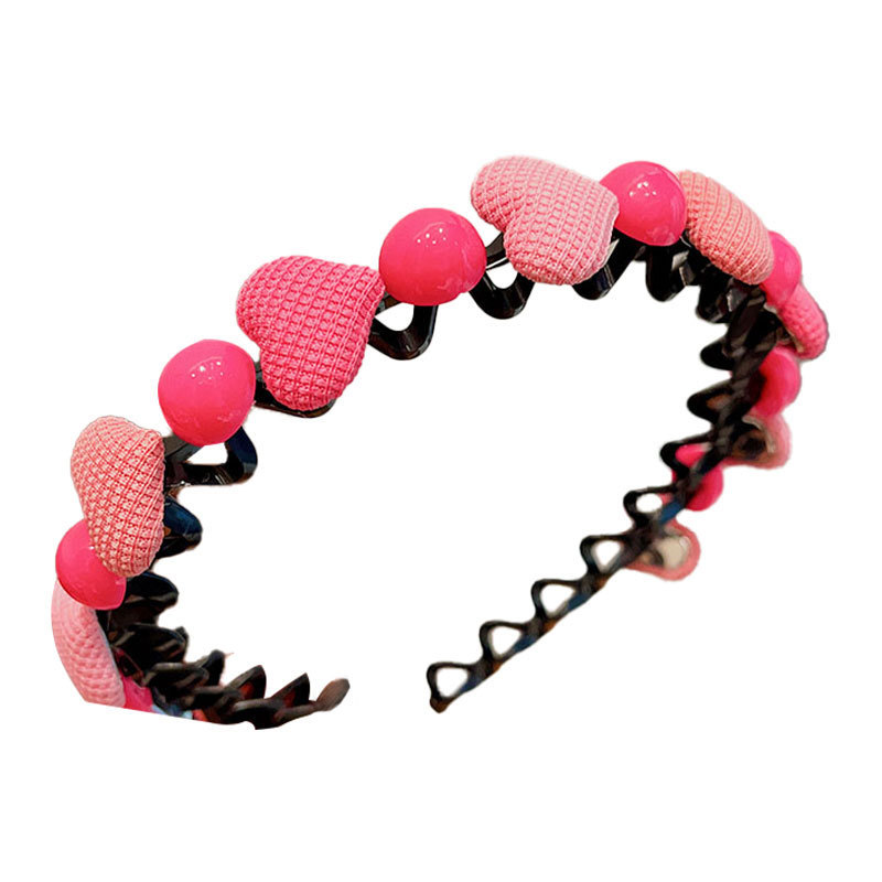 Children's cartoon hair band, a perfect tool for organizing broken hair. Girls' hair won't be damaged. Anti-slip bangs. Little girls' candy headband Item Picture