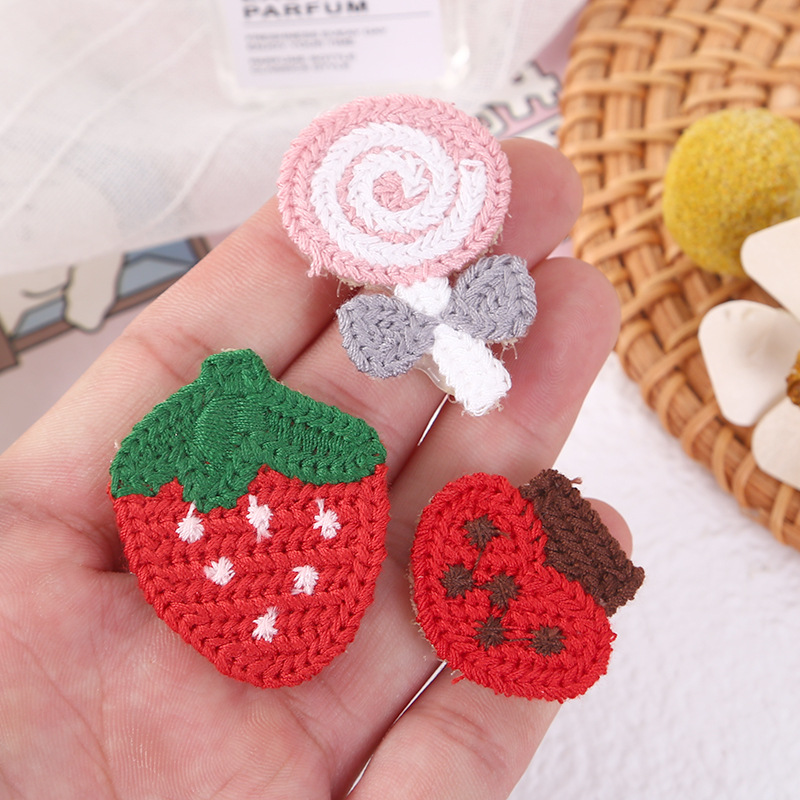 Children's bangs patch, baby hair clip, girls' Velcro patch, back of the head for loose hair arrangement, hair accessory details Picture
