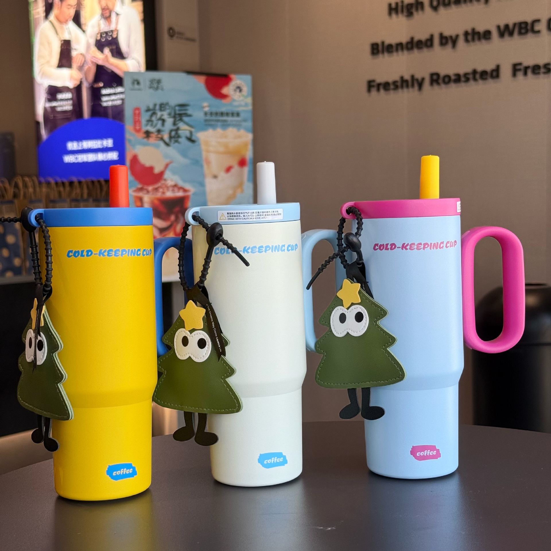 New large-capacity 316 stainless steel insulated cup, ice king cup for women, new cold insulation car stainless steel straw cup Specification drawing