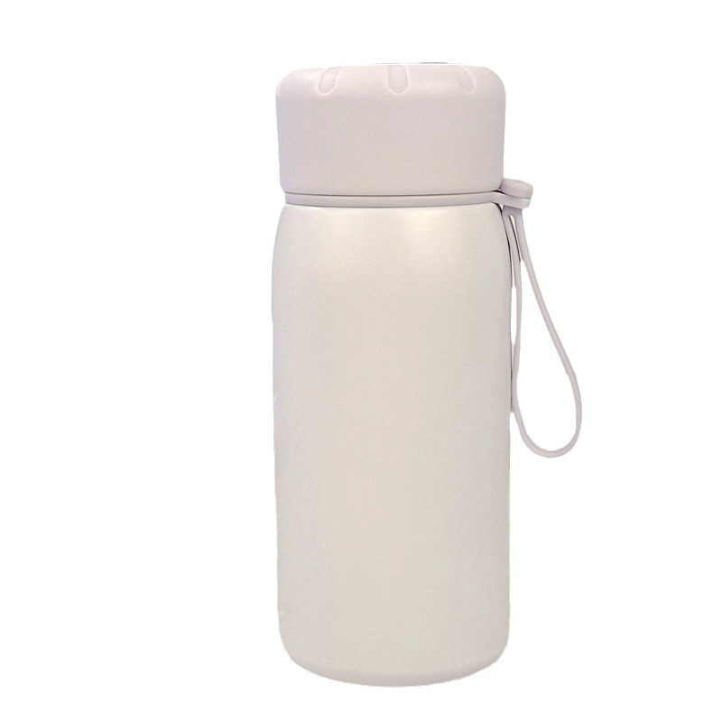 New car cup, cold and heat preservation cup, ins heat preservation cup, tea-water separation, stainless steel solid color wholesale, small water cup Item Picture