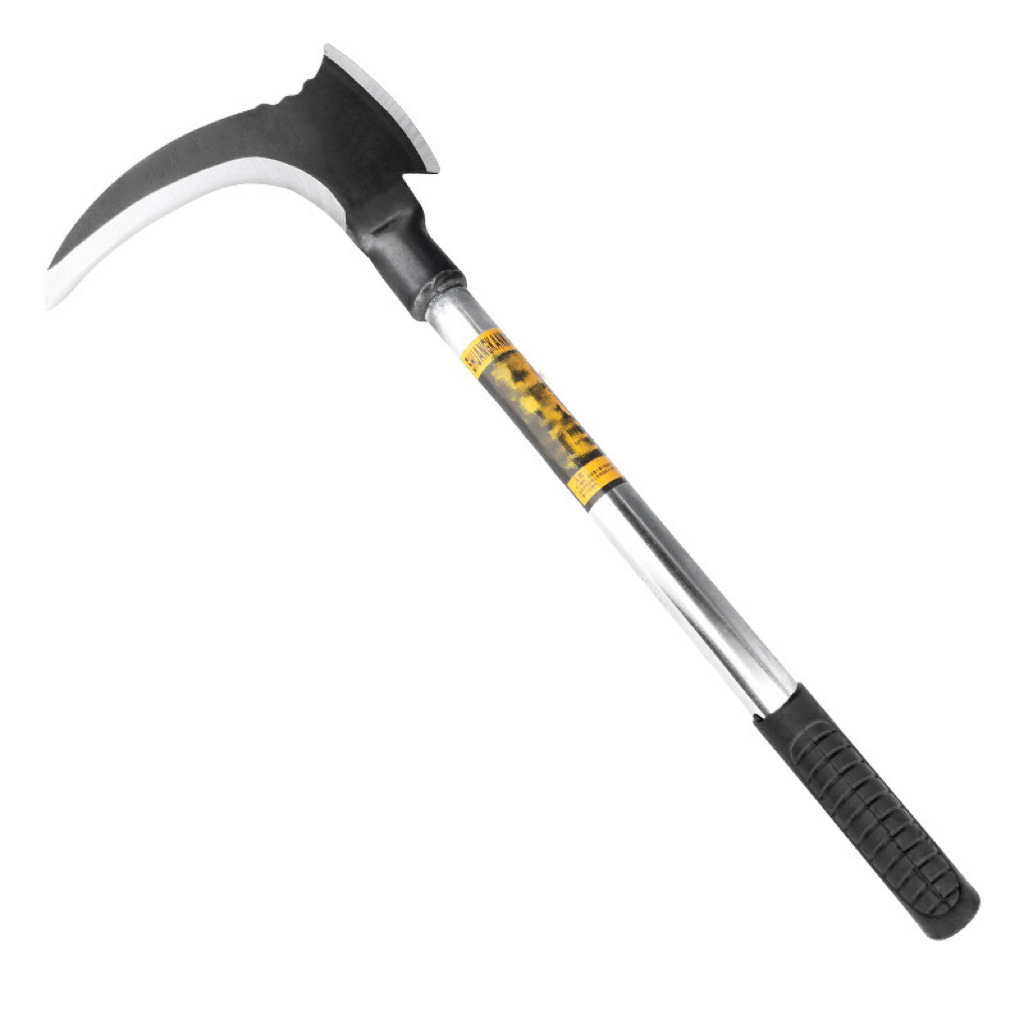 Sickle manganese steel agricultural tool, a perfect tool for cutting trees and grass, chopping firewood, opening mountains, fishing, outdoor activities, and double-cutting corn stalks Item Picture