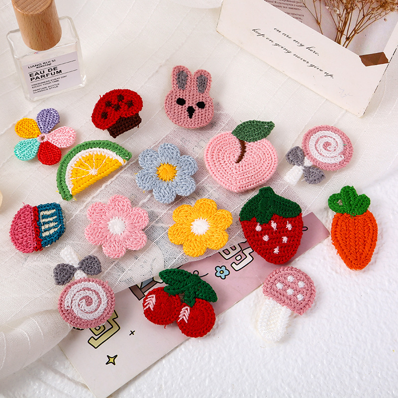Children's bangs patch, baby hair clip, girls' Velcro patch, back of the head for loose hair arrangement, hair accessory full figure