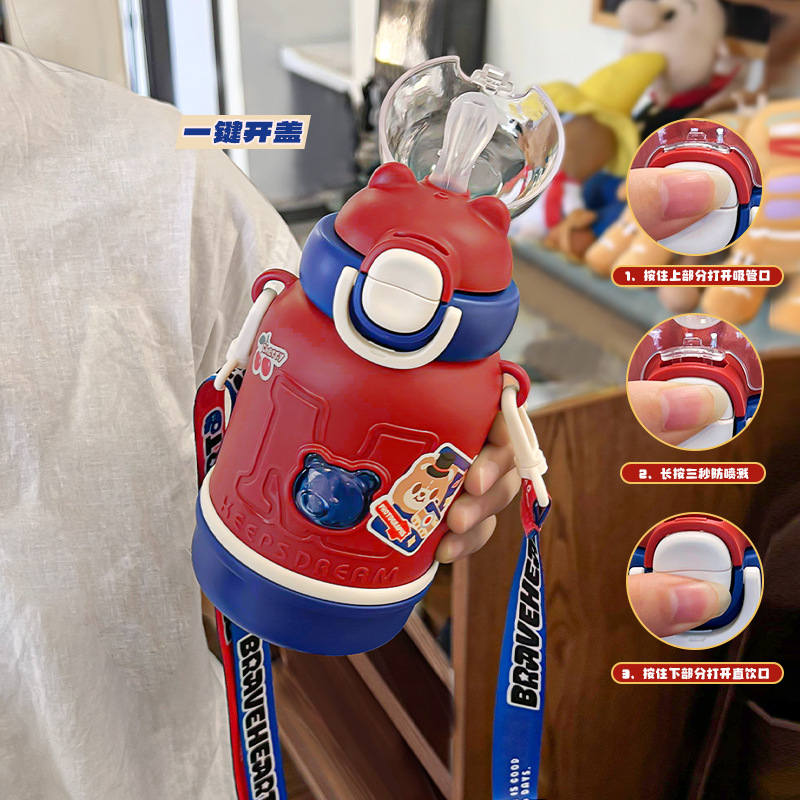 This insulated cup is specially designed for children and students. It is cute and portable, made of 304 stainless steel, and has a high appearance level. It is a water cup for home use Application Scenario
