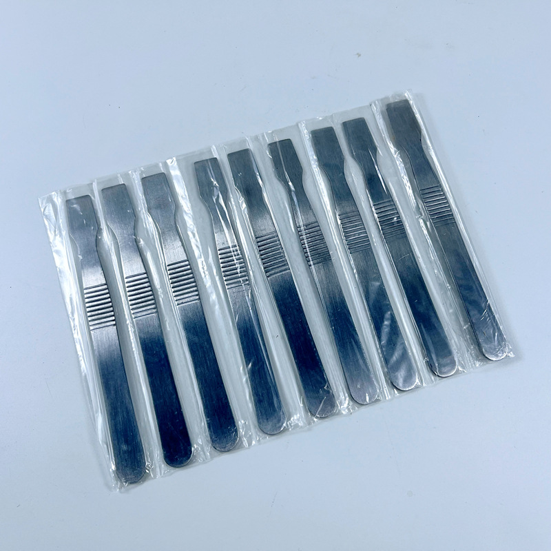 Stainless steel thin-mouthed scraper, tin paste stirring scraper, tin scraper, liquid crystal case opening tool, mobile phone prying bar, flat prying full figure