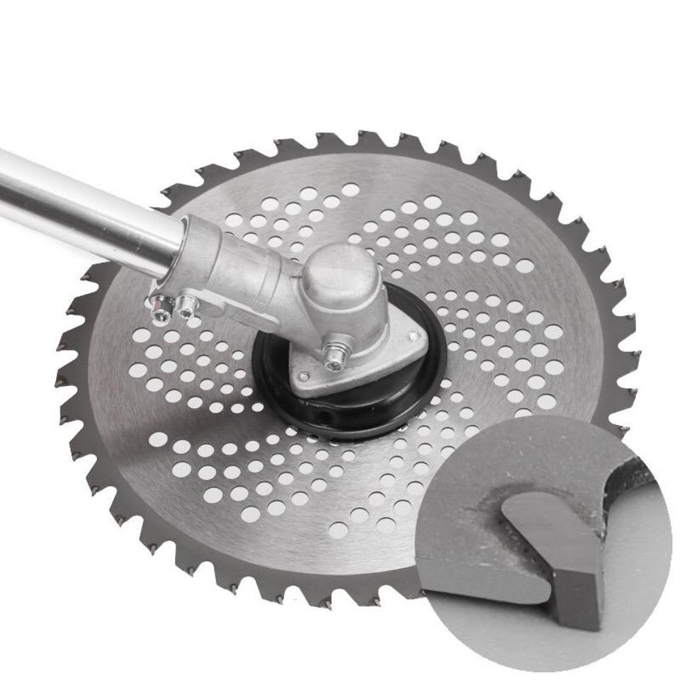 Lawn mower alloy blades 40, 60, 80 tooth round alloy saw blades, lawn mower brush cutter, lawn mower saw blade accessories Specification drawing