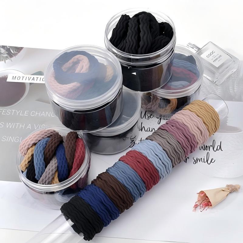 Children's hair ties, rubber bands do not damage hair, have good elasticity, towel hair bands, girls' and babies' hair ties, hair ties, hair accessories, girls' Application Scenario