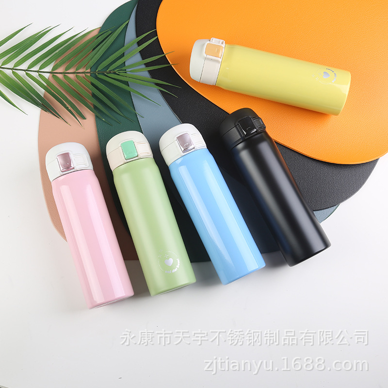 Wholesale of stainless steel bouncing cups, insulated cups, portable water cups, Douyin cups, mini large-capacity bouncing lid water cups Application Scenario
