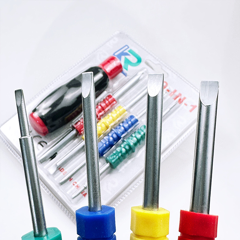 9-in-one multi-functional screwdriver set CR-V with hard cross screwdriver 3mm5mm screwdriver 9PC wholesale Specification drawing
