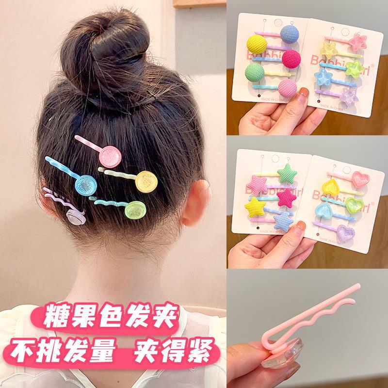 Children's hair clips, straight clips, forehead hair clips, side bangs, broken hair clips, girls' hair clips, hair accessories, cute baby headwear details Picture