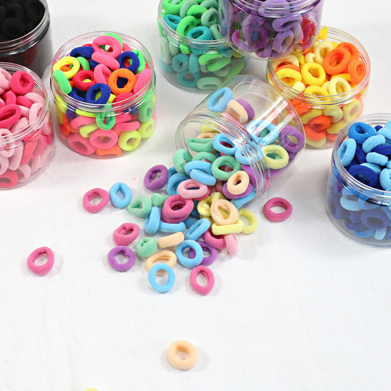 Girls' towel bands, seamless hair bands, hair ties, princess hair ties, hair accessories that don't hurt hair, cute rubber bands, simple and fashionable Application Scenario
