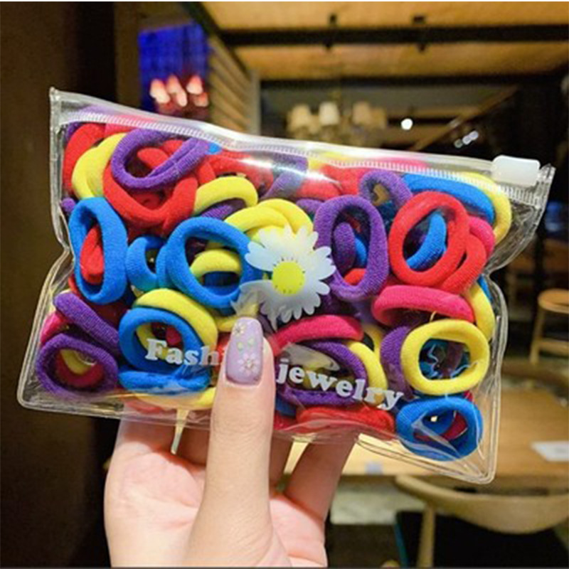 Wholesale of small-sized children's hair bands, girls' towel bands, headbands, seamless hair ties, baby thumb bands, and hair accessories details Picture