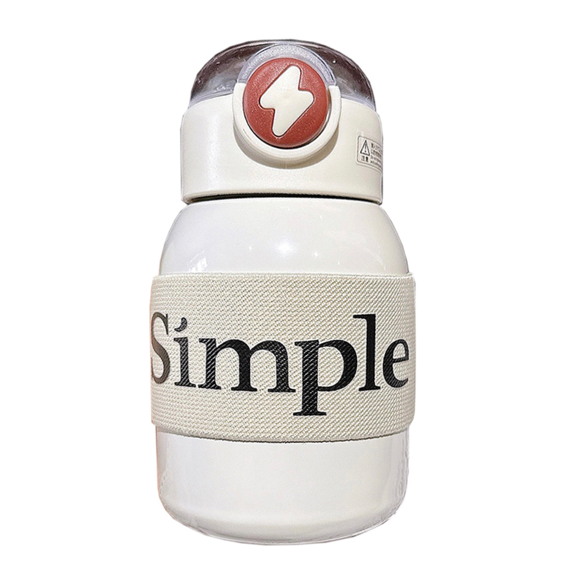 Simple and cute Xiang-style insulated cup, fashionable and chubby student water cup, pop-up lid portable girls' ins stainless steel water cup Application Scenario
