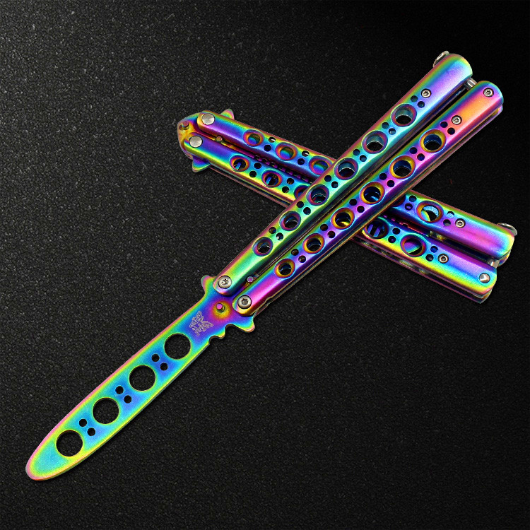 New butterfly knife swing practice tool with excellent hand feel (unsharpened) factory direct sales undefined