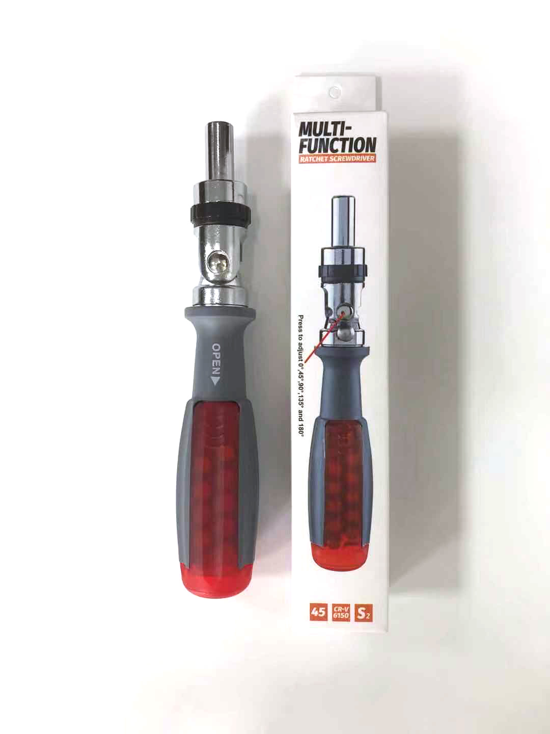 Source factory ratchet telescopic screwdriver tool set, multi-angle adjustable Allen, star cross, one character undefined
