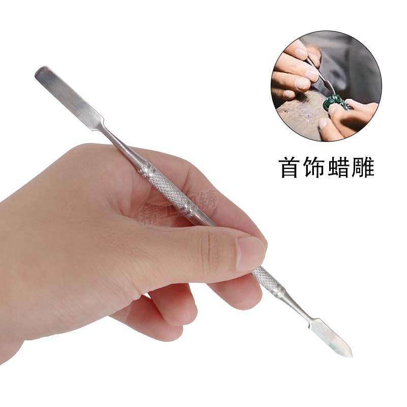 Double-head stainless steel wax engraving knife, engraving knife, wax engraving knife, dental equipment, jewelry tools, gold engraving tools details Picture