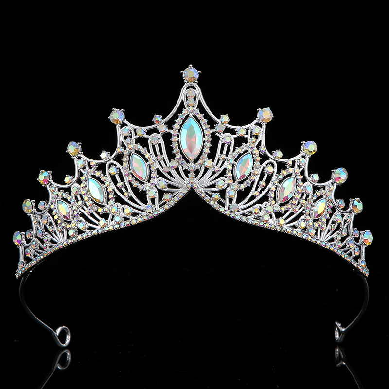 European and American grand queen crown accessories, luxurious court retro crowns, birthday, coming-of-age ceremony, stage performance crowns full figure