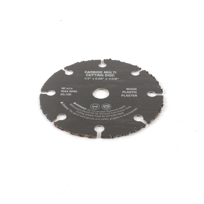 The manufacturer wholesals 75mm crushed particle woodworking blades, Angle grinders, cutting machines, woodworking alloy saw blades, brazed cutting blades Application Scenario
