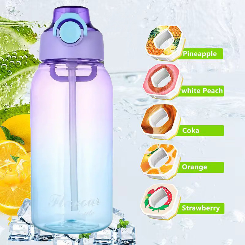 New Playful Cup, large-capacity summer sports scented cup, Playful water cup, straw plastic cup, cross-border bestseller for children full figure