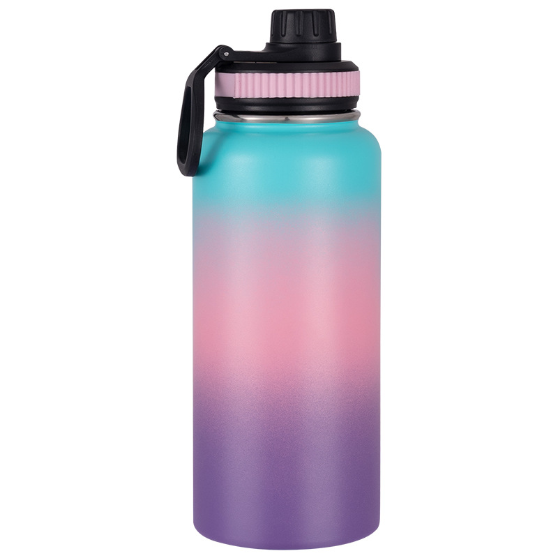 Amazon's best-selling 32oz space kettle, stainless steel insulated cup, outdoor sports water bottle, large-capacity car water cup details Picture